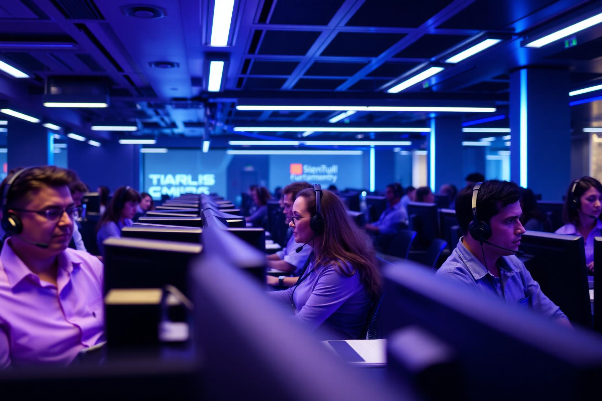 Call center em operação